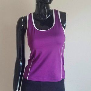 Purple Workout Racerback Tank Top